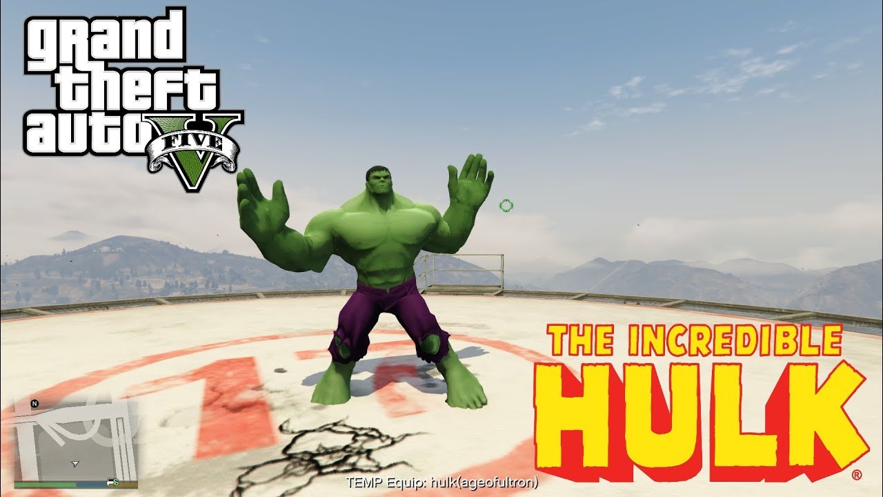 GTA 5 - The Incredible Hulk Mod!