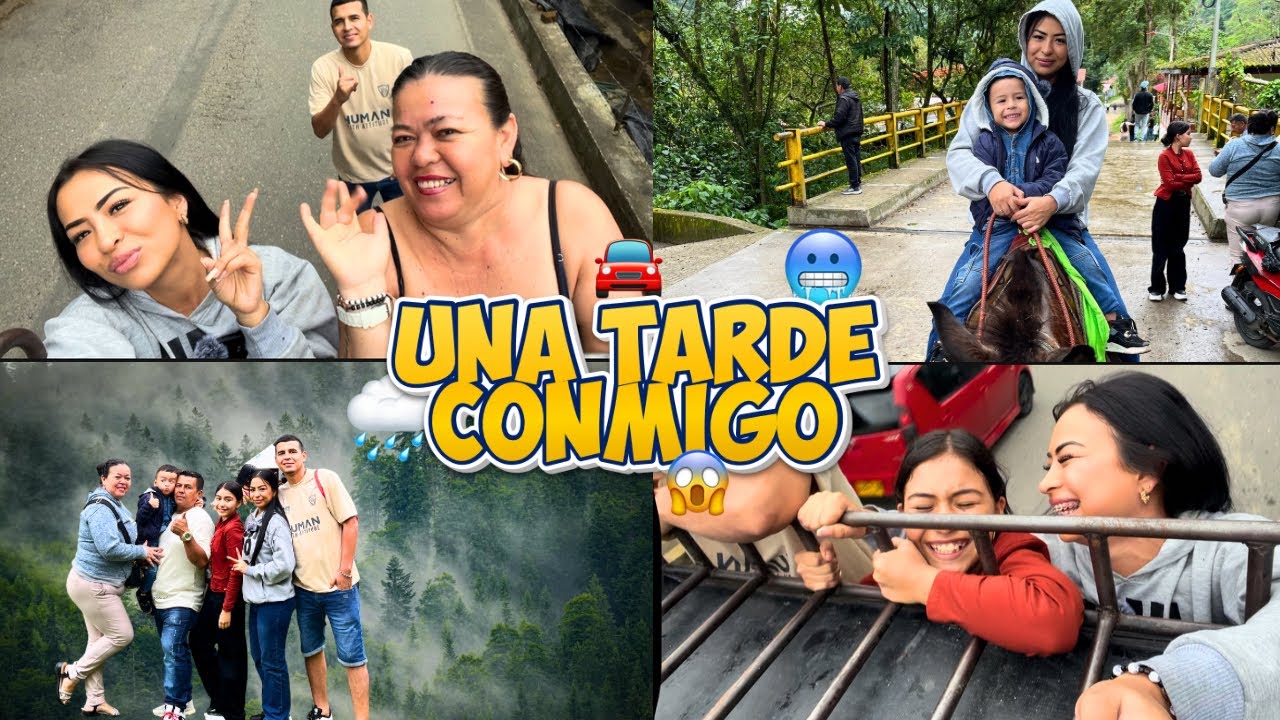 🛻🥶UNA TARDE CONMIGO😅❤️*salida en familia* 🌧️🛣️Stefania Leiva 