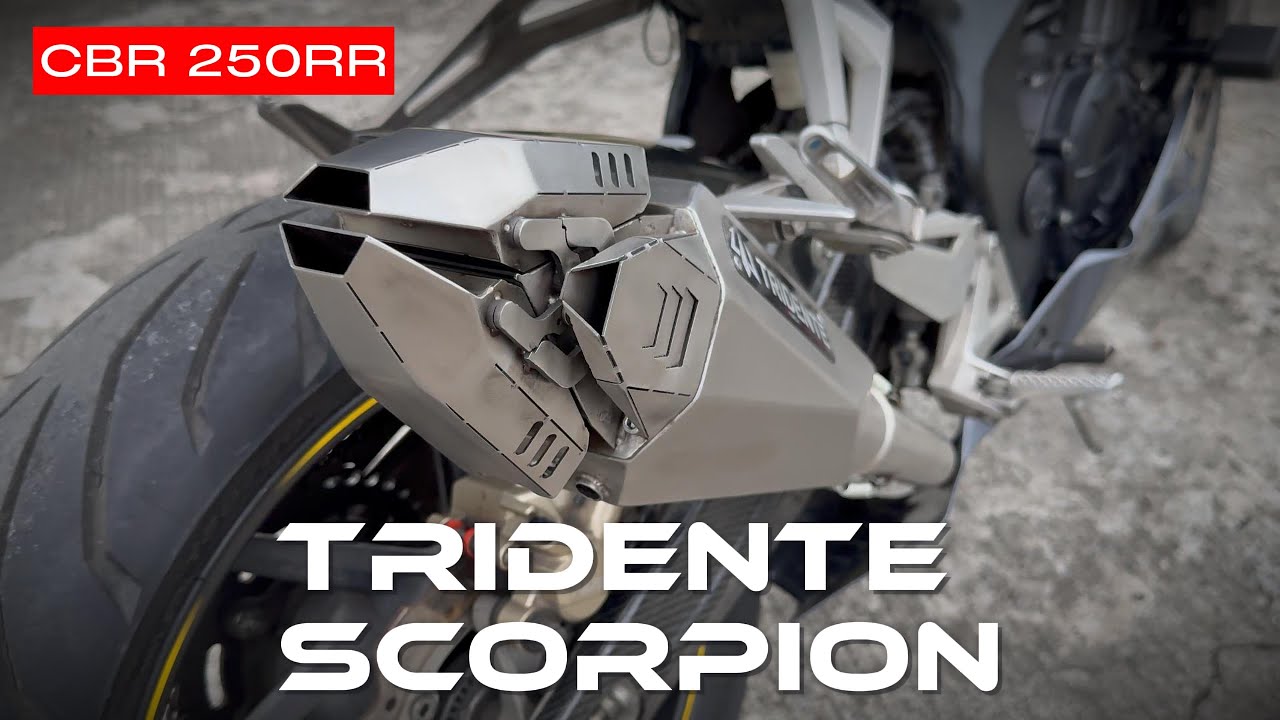 Tridente Scorpion Robotic Exhaust on Honda CBR 250RR
