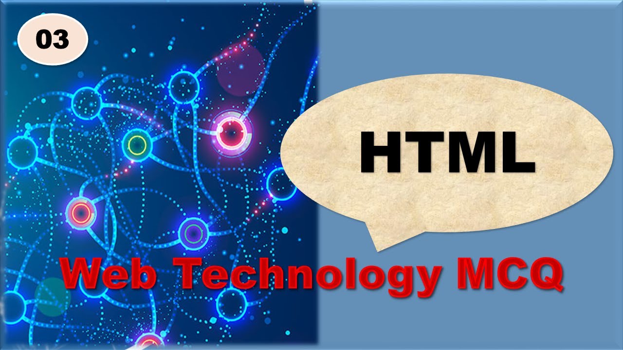 HTML MCQ's | HTML Multiple choice questions for Exam Preparation
