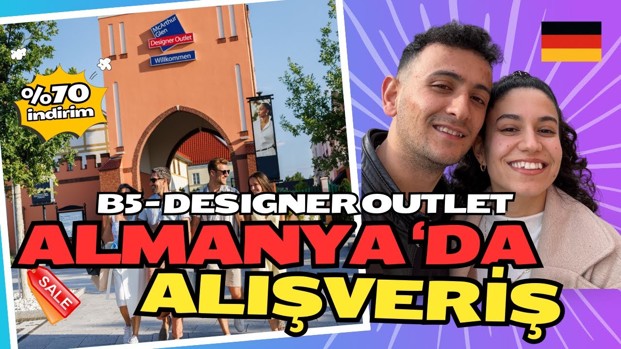 Almanya’da, Berlin’de B5 Designer Outlet! 🛍️ Büyük İndirimler & Alışveriş Deneyimi
