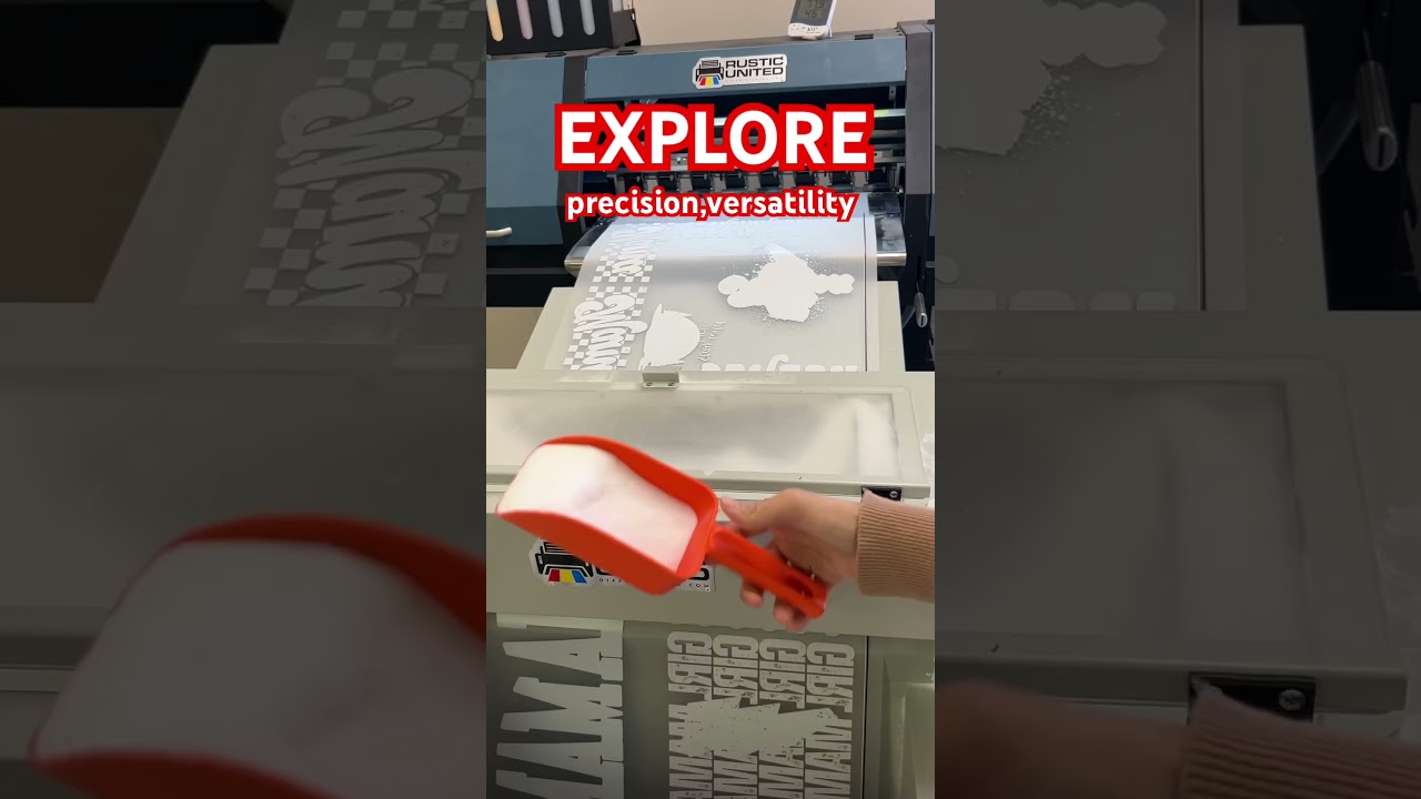 This innovative fine powder is compatible with all DTF printers.