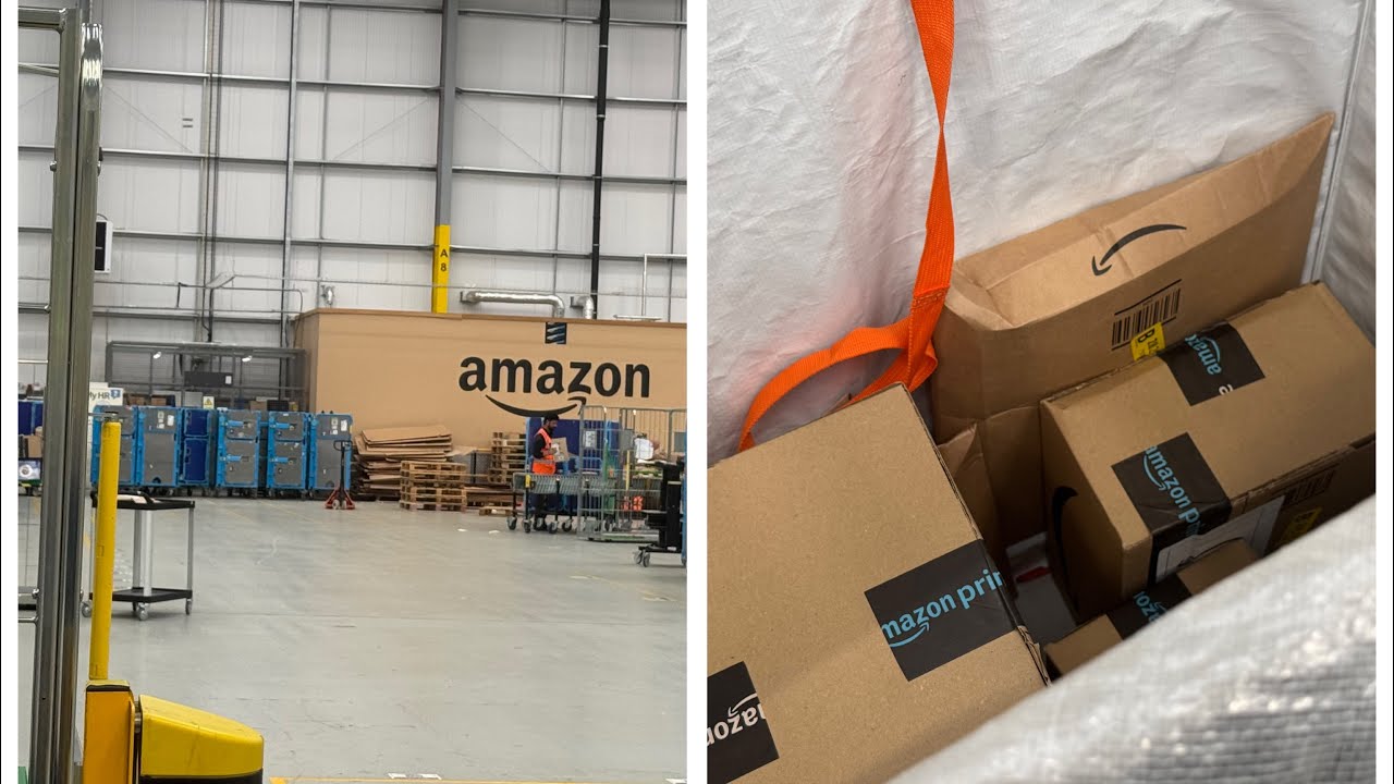 One day Amazon job with husband/Allhmdullillah hill area parcel delivered 