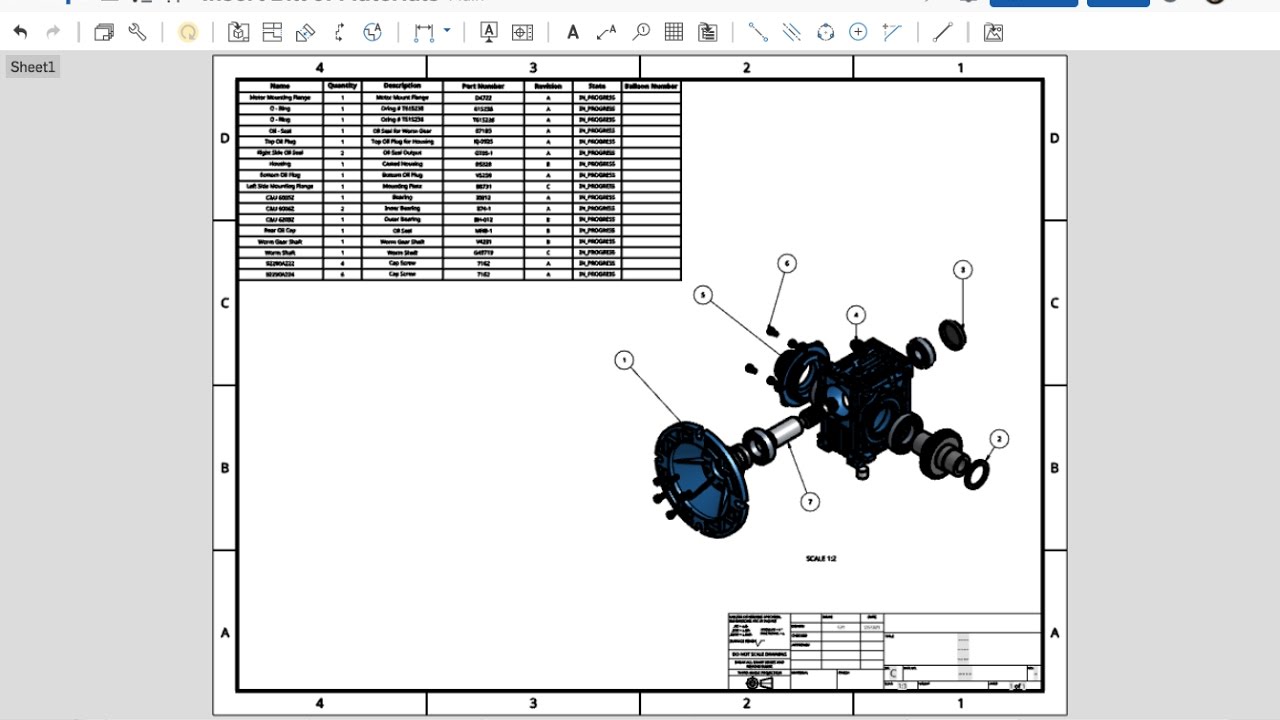 Inserting Your Bill of Materials Into An Onshape Drawing | Webinar (March 14th, 2017)