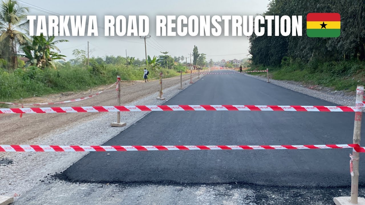 Update On The 66KM Tarkwa Road Reconstruction Project - January 2024 - Real Life Scenes