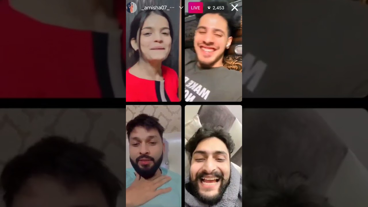 Sinta Bhai// दो पोते// Amisha // आज तो मजे ले गया Sinta Bhai Live Today Instagram