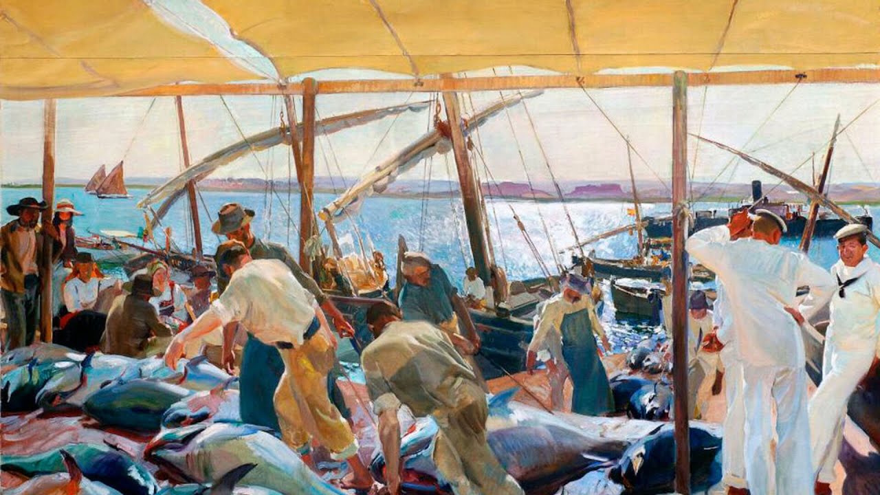 Sorolla - La pesca de atún. Ayamonte