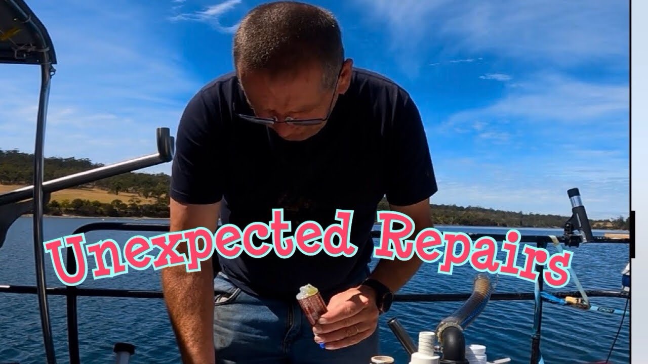 There is always something to do when you live on a boat!