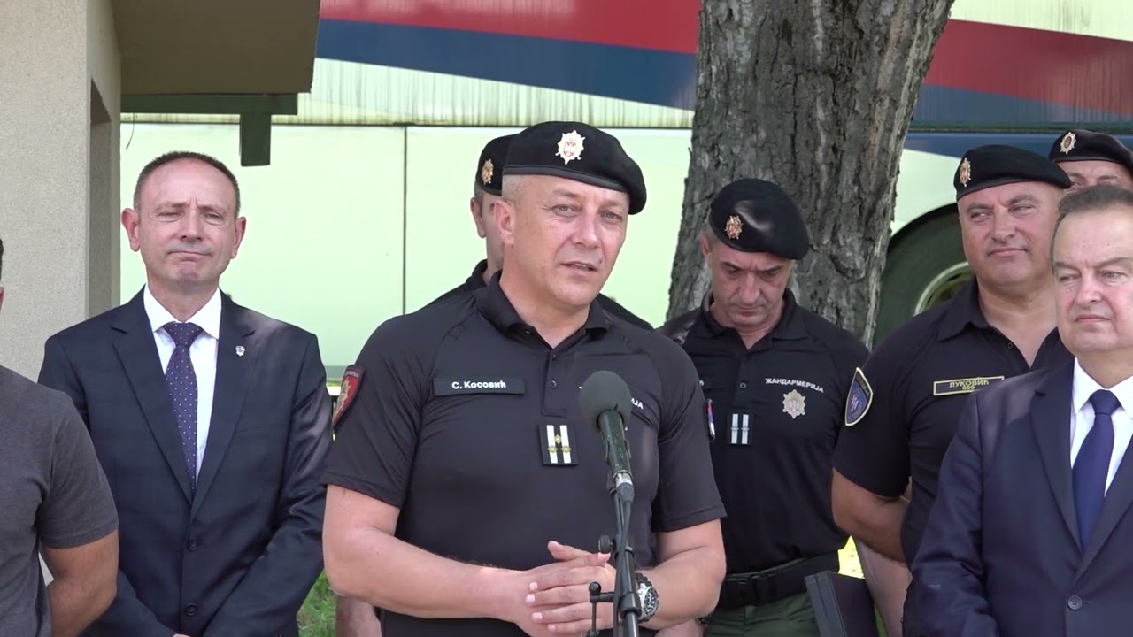 Komandant Žandarmerije Kosović:Jevremović je 29. juna pokazao veliku hrabrost, odlučnost i smirenost