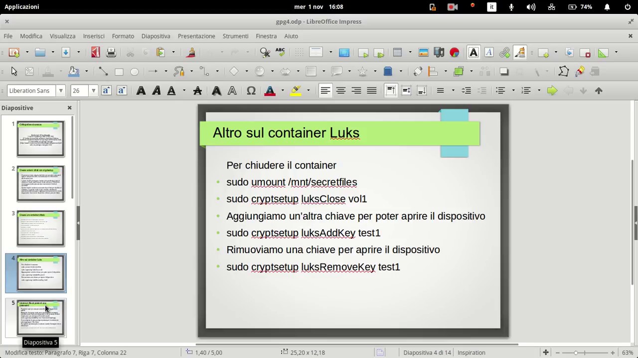APPLICAZIONI DELLA CRITTOGRAFIA IN GNU LINUX