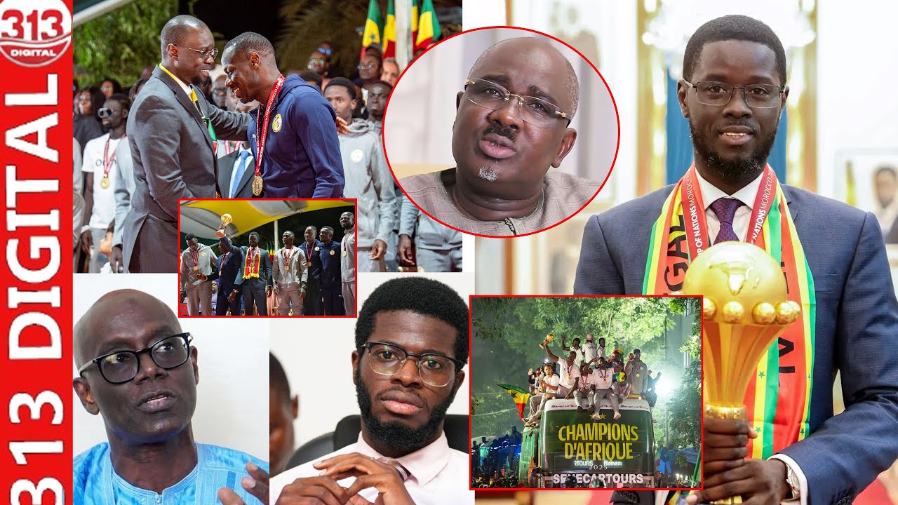 🔴Pr Diomaye gâte les lions champions d'Afrique- FIFA/CAF les comploteurs tombent- Jean M. Sène...