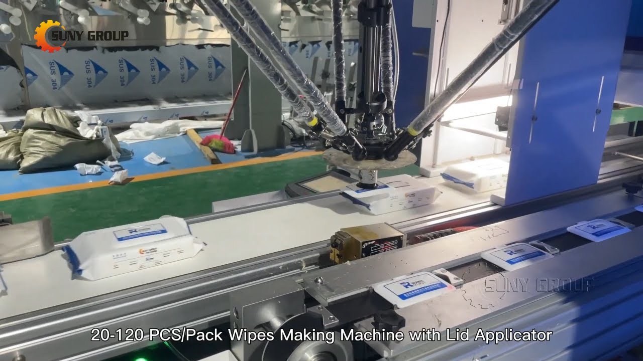 Complete Wet Wipes Production Line | From Nonwoven Fabric to Wipes