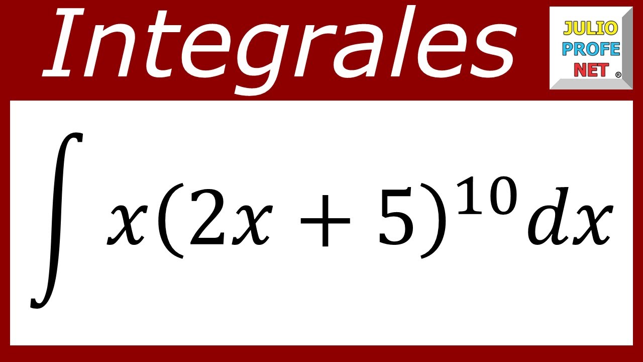 Integrales por sustitución | Ej. 29 #julioprofe