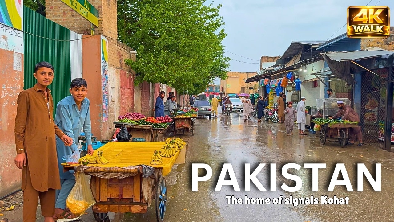 🇵🇰 4k Walk Through The Unseen City Of Pakistan | Kohat Pakistan 4k walking tour