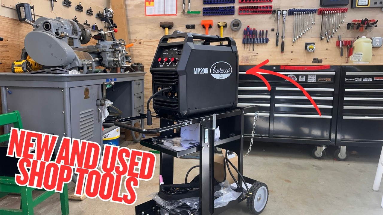 Eastwood Elite MP200i Welder & MIG/TIG Cart Unboxing + Tool Haul | Junk Ep5
