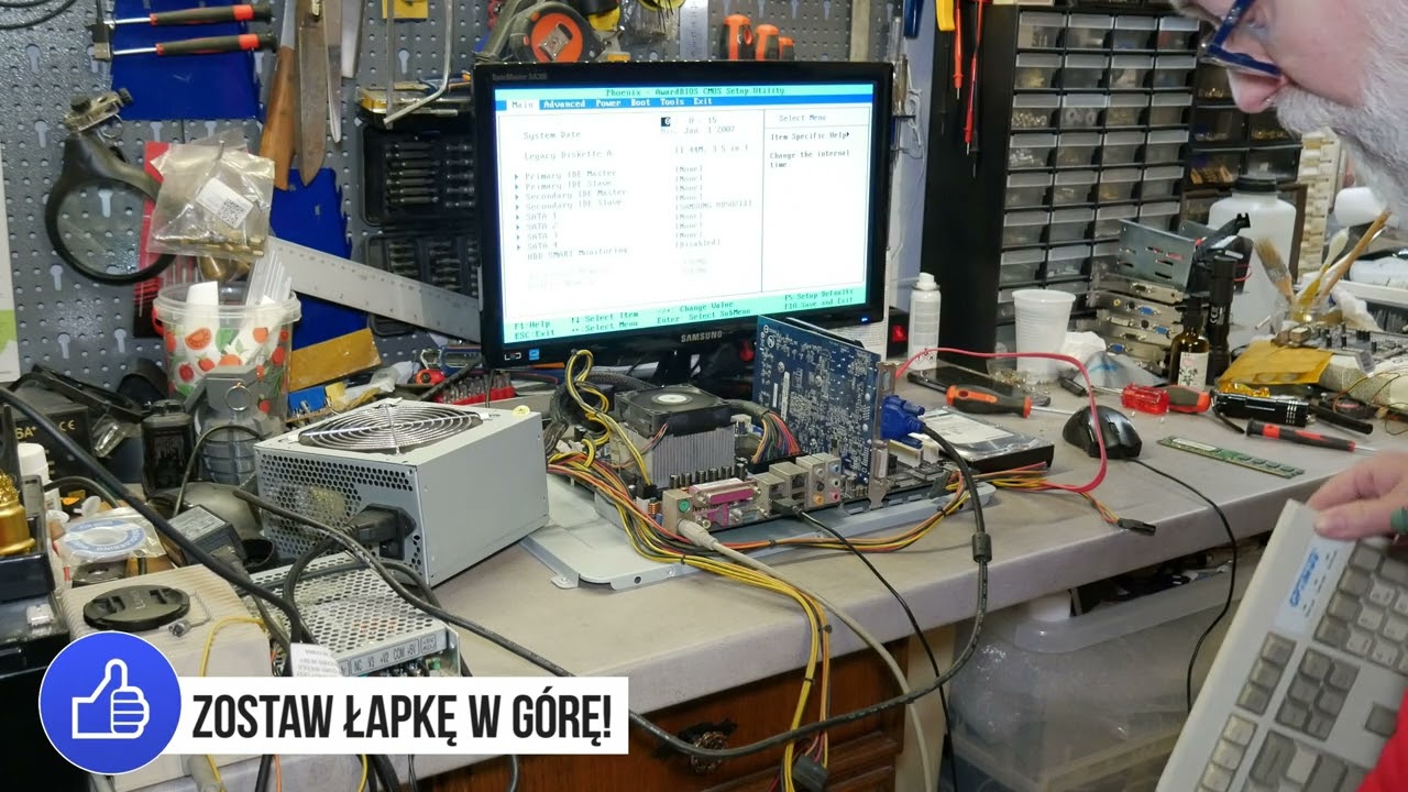 Komputer z kontenera na elektrośmieci część 2