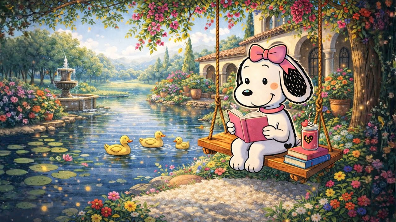 LIVE Spanish Garden Reading 🌸 Chill Lofi for Focus & Relax