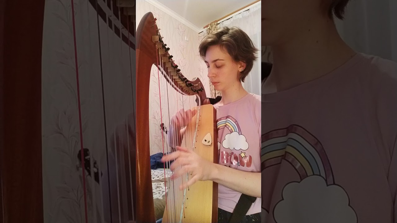 [SET OF IRISH MELODIES] ~The Foggy Dew/Cooley's reel/Castle Kelly reel~ 23-string harp