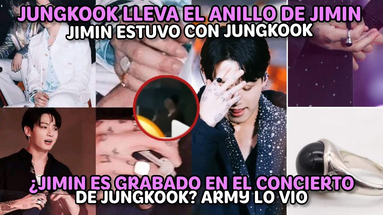 JIMIN ESTUVO CON JUNGKOOK EN SU CONCIERTO JUNGKOOK USA EL ANILLO DE JIMIN ¿¡ESTUVIERON JUNTOS!?