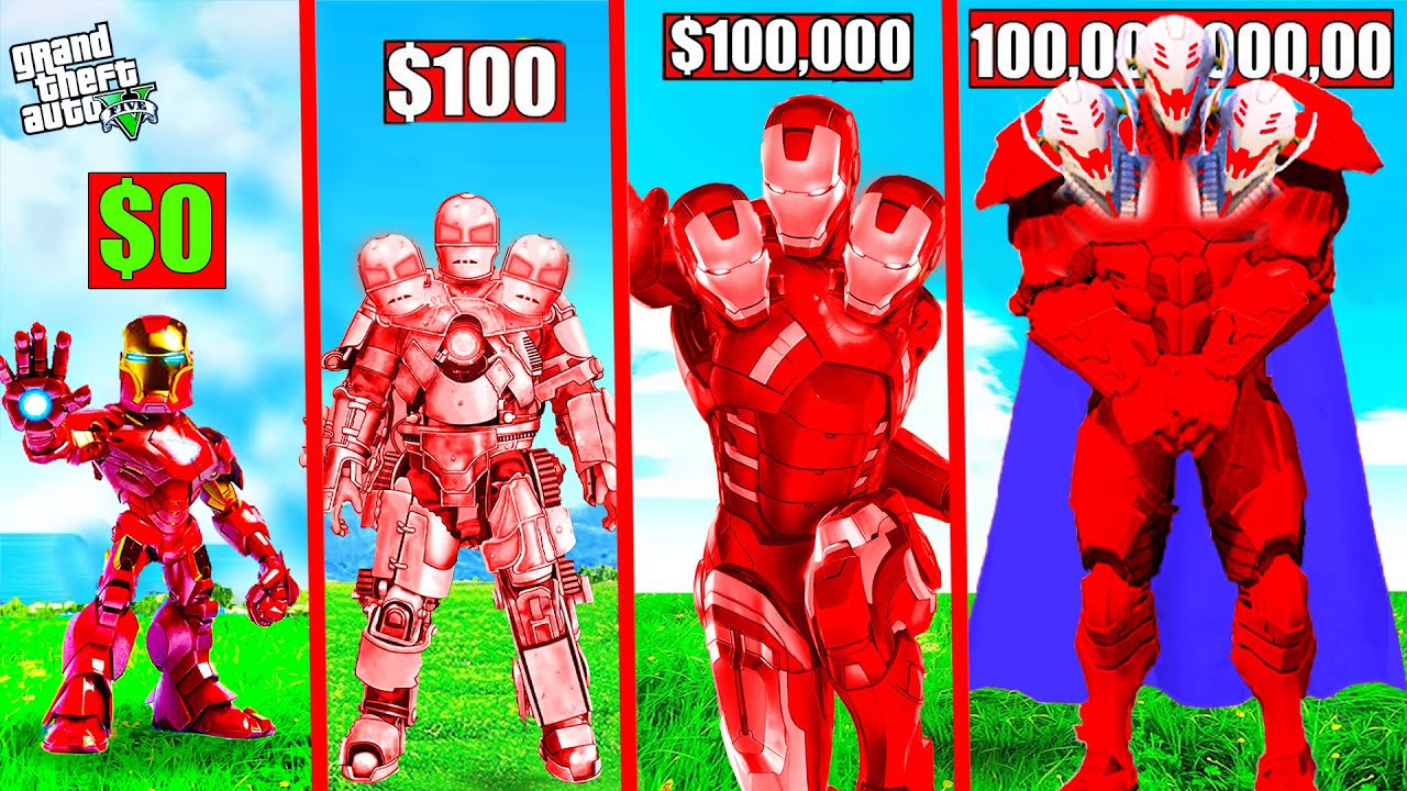 UPGRADING POOR IRONMAN TO RICH GOD IRONMAN IN GTA 5