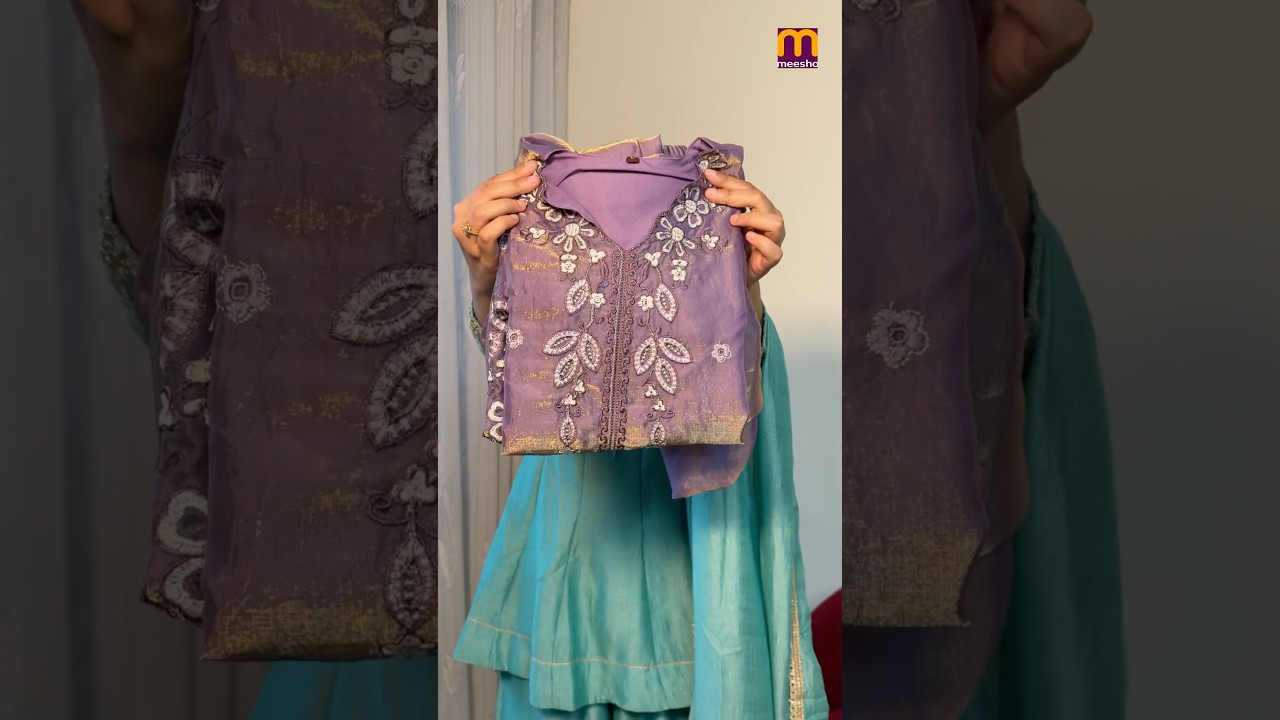 Holi special pakistani kurta set with cut work detailing✨ #meeshofinds #shorts