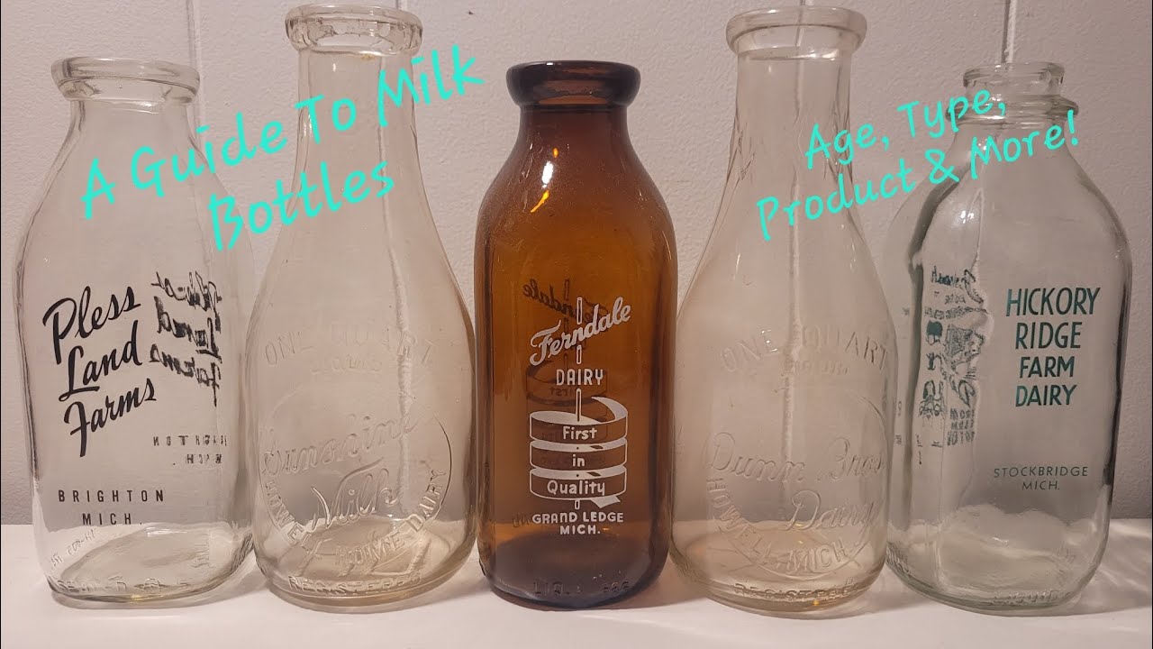 Milk Bottles, The Comprehensive Guide To All Things Glass Dairy Container!