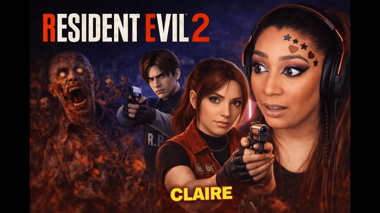 Resident Evil 2 (1998) - My First Playthrough as Clair - PT 1