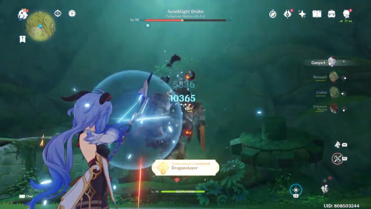 Dragonslayer Achievement in Genshin Impact