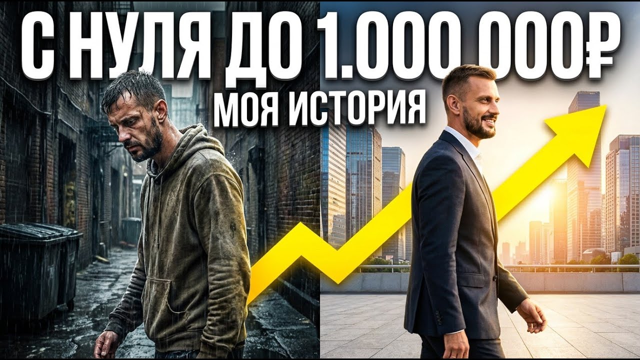 Я был нищим студентом… а потом поднялся до 1.000.000₽/мес