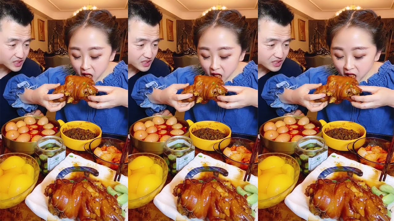 Eating Chinese Family Food
