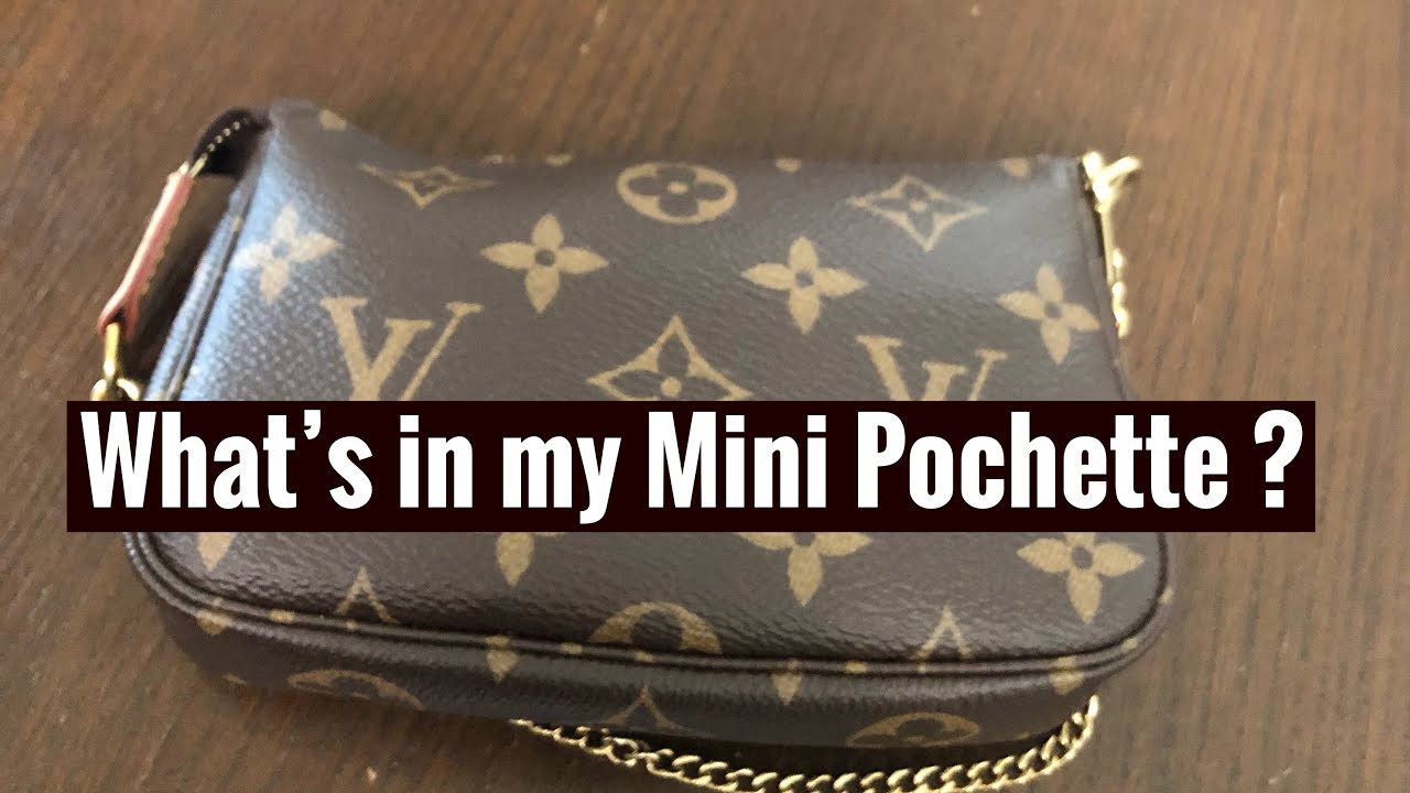 What’s in my Mini Pochette🥰