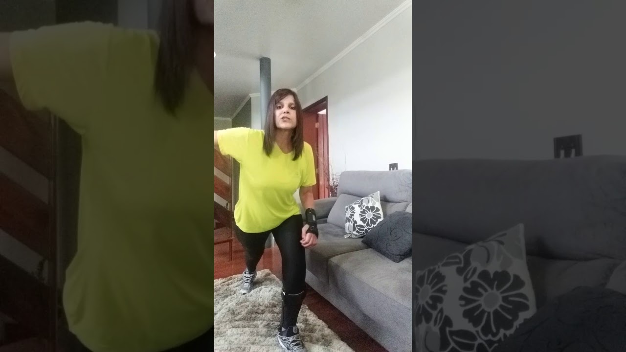 Exercício de reabilitação para perna