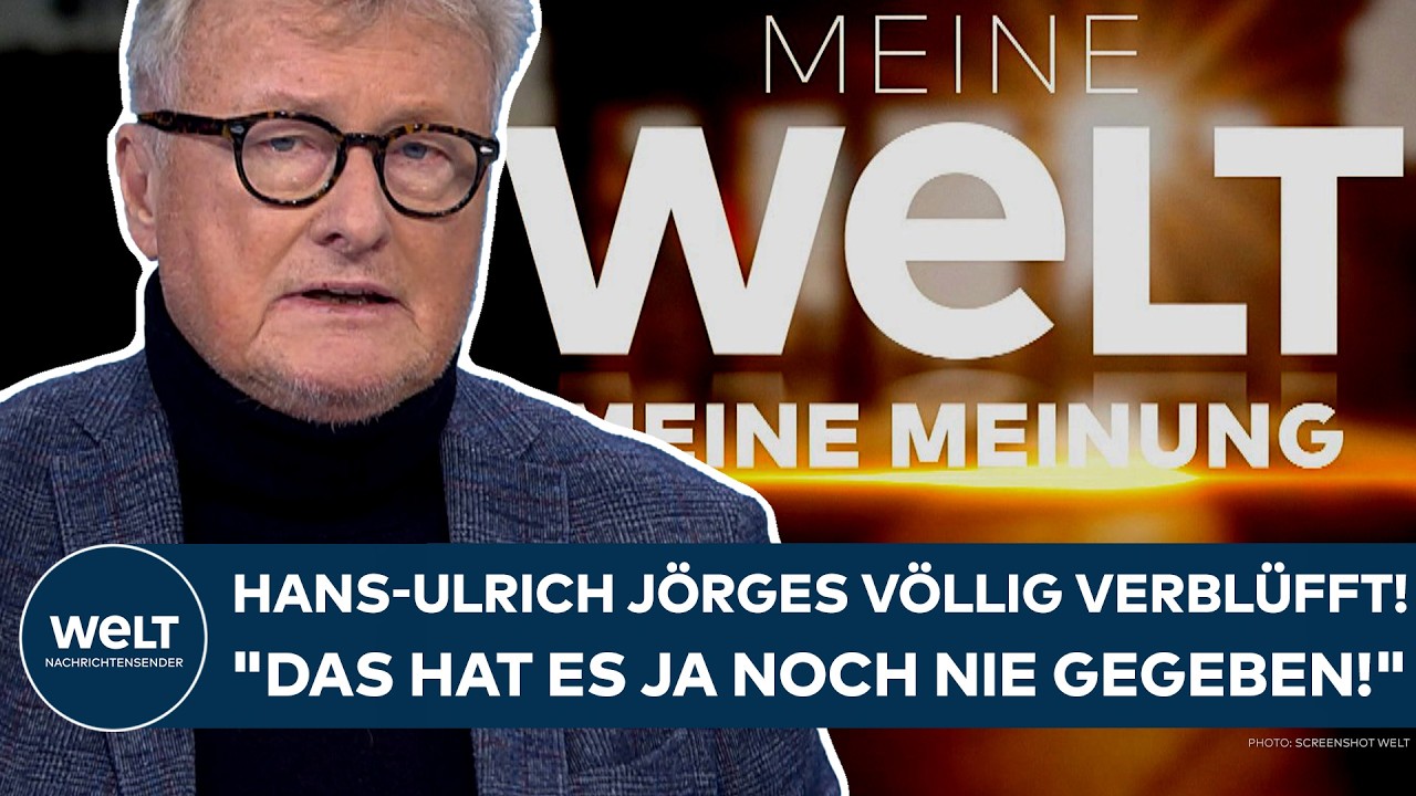DEUTSCHLAND: Hans-Ulrich Jörges völlig verblüfft! 