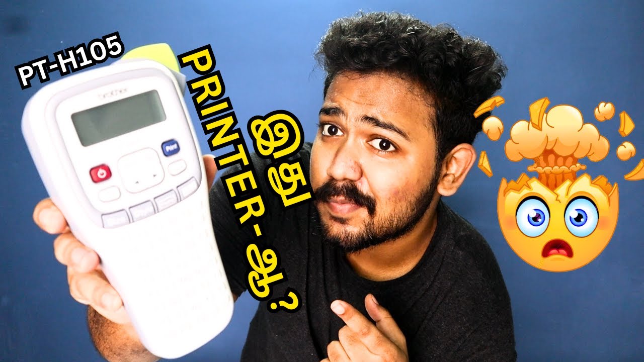 😨விநோதமான சிறிய PRINTER | Brother PT-H105 Label Printer Unboxing & Review in Tamil