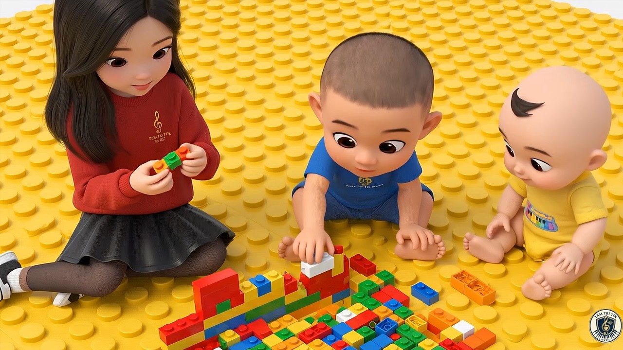 Tâm Trí Tín Music | Thử Thách Lắp Ghép Xe Cảnh Sát, Cứu Thương & Xe Jeep | Đồ Chơi Lego Khổng Lồ