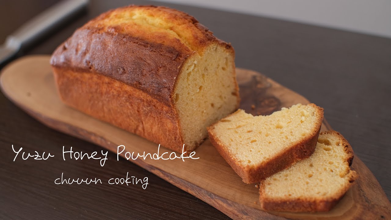 ゆずはちみつパウンドケーキの作り方！！Yuzu honey pound cake.