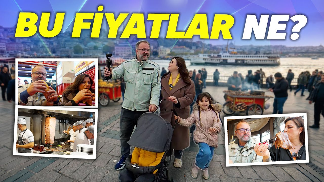 İSTANBUL’DA BİR GÜN YEMEK YEMEK KAÇ PARA? (10.000 TL Harcadık!)