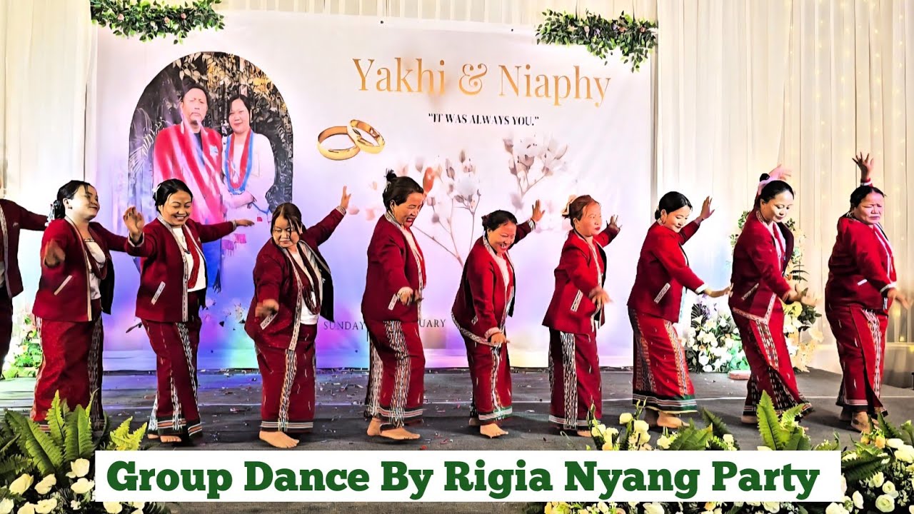 Kapune Dundi Lo Tagin Song || Group Dance By Rigia Nyang Party At Wedding Ceremony of Nyaphy & Yaki 