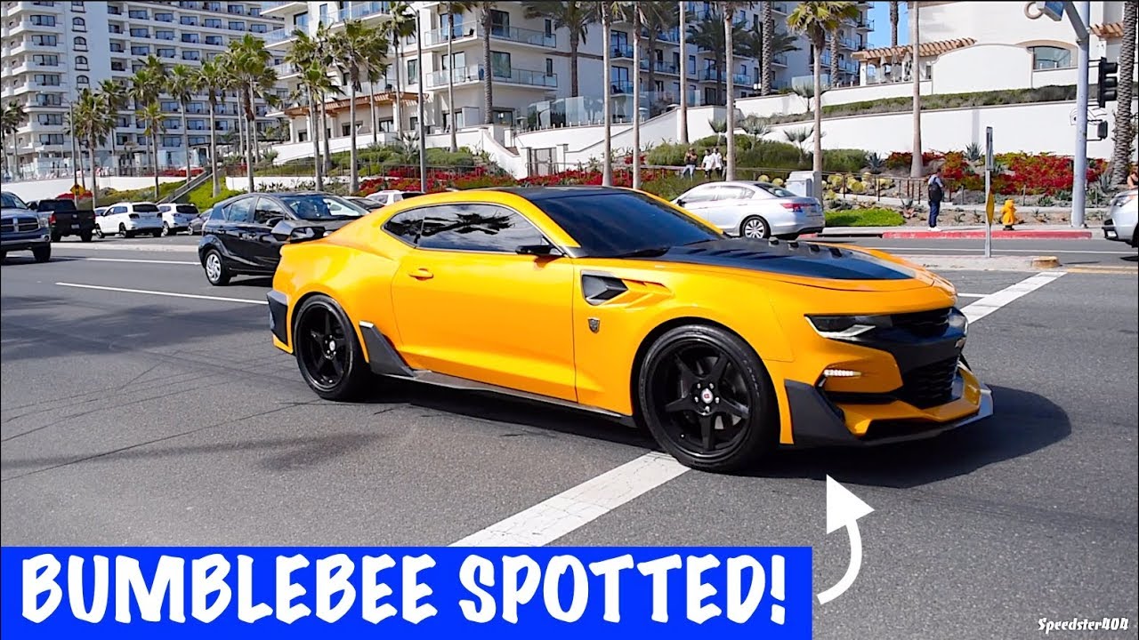 Transformers Bumblebee & Barricade Movie Car SPOTTED Driving On the Road!
