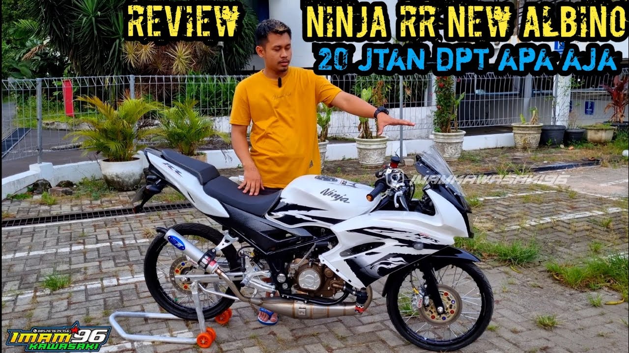 Finish! Restorasi Ninja RR New Putih Tahun 2012 Dari Jatinegara Jakarta Selatan Total 20 Jutaan