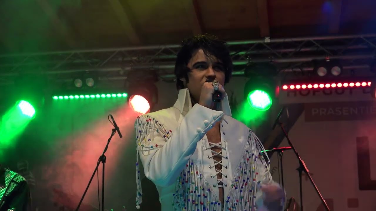 Arron Walker -  European Elvis Champion - The Flaming  Hechingen Full Konzert Part 2