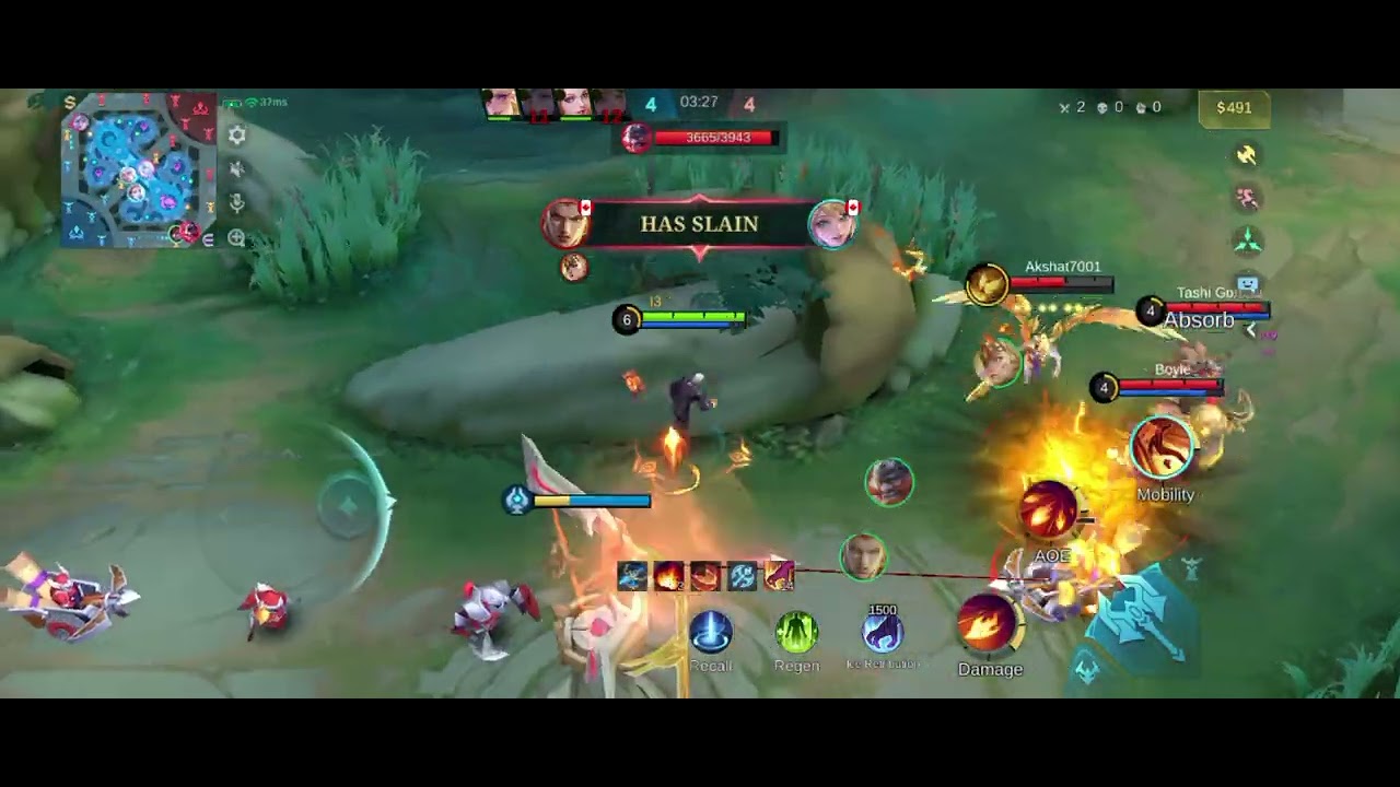 Me and my friend play mlbb 
