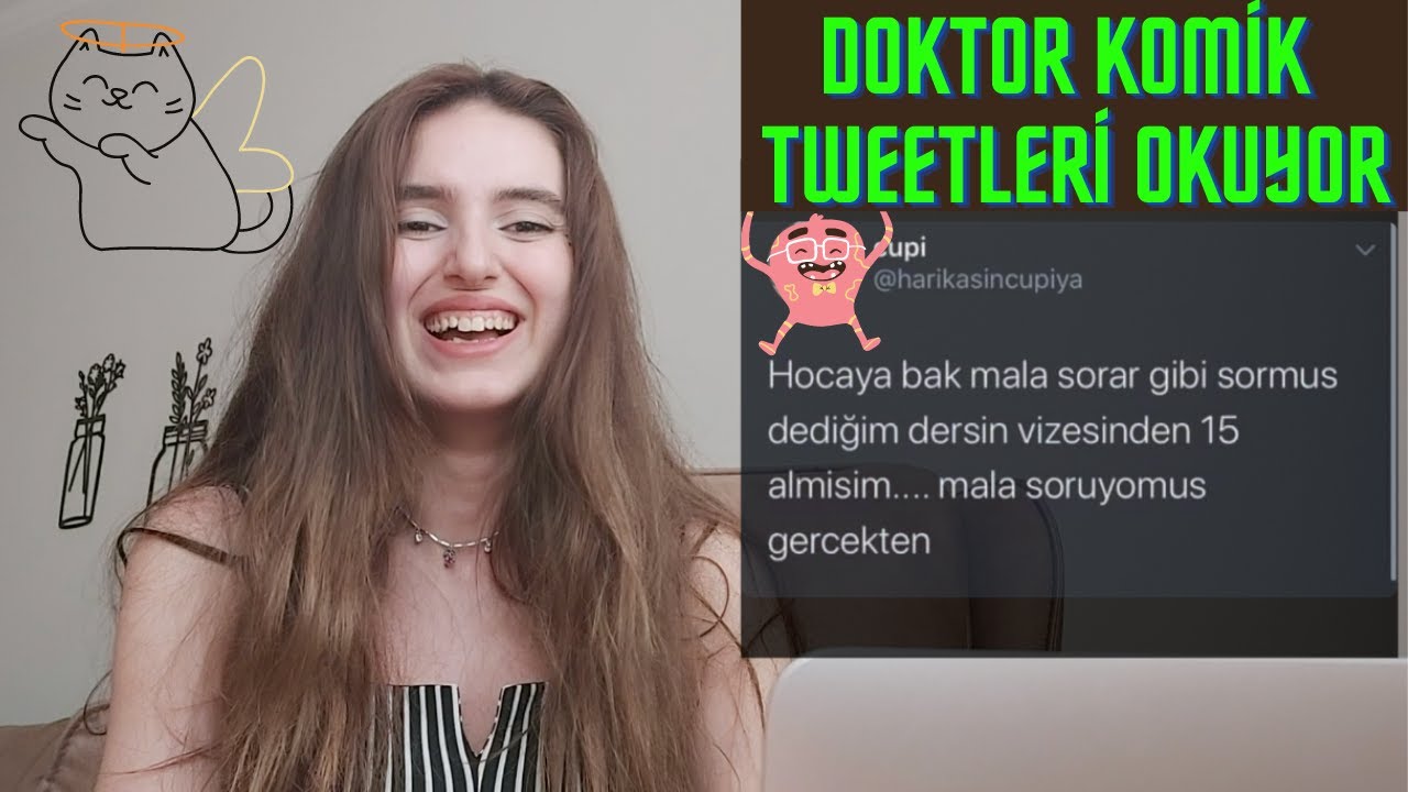 SİZDEN GELEN KOMİK TWEETLERİ OKUYORUM | Tıp Tweetleri | Komik Caps'ler | Part 1