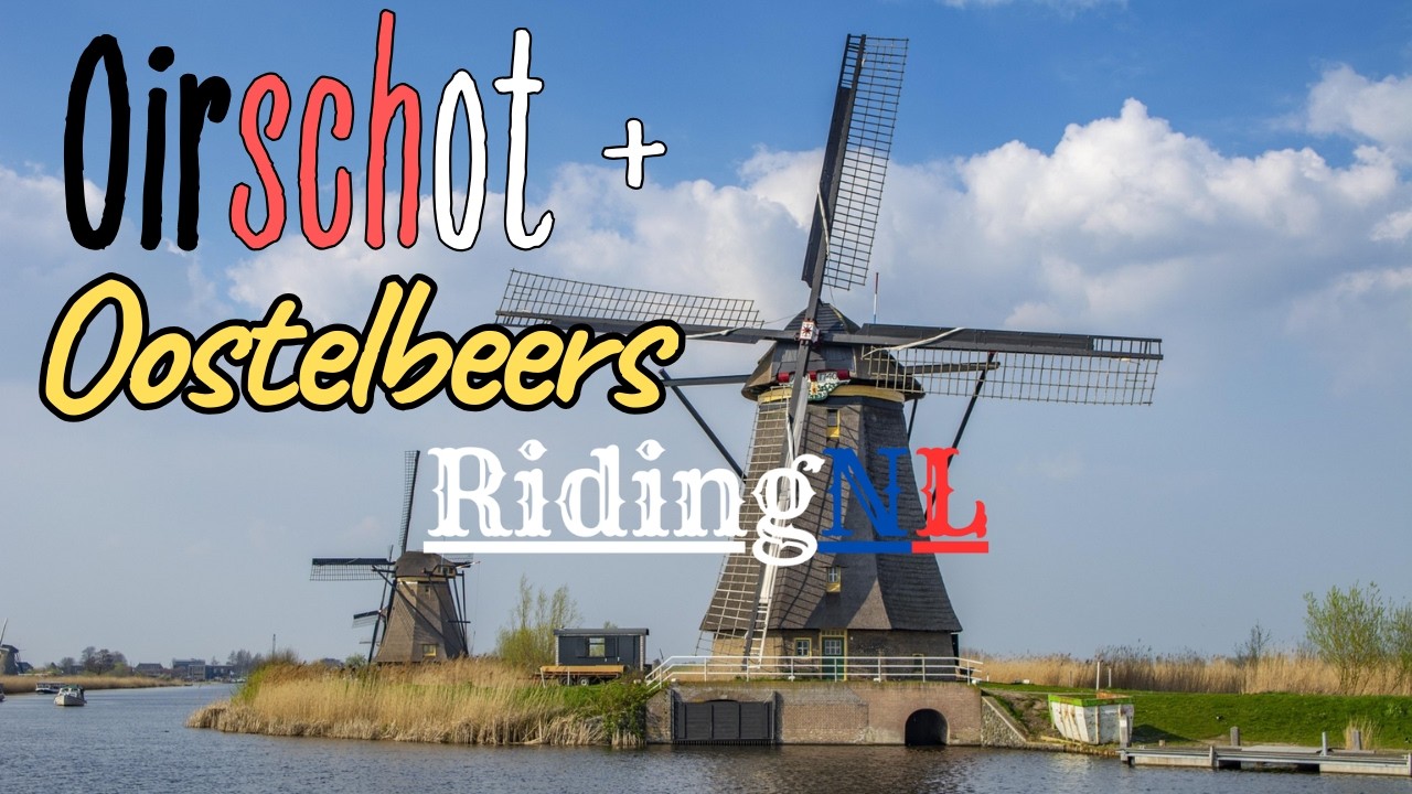 - 09 -Netherlands Bike Ride - Ambience Sound -4k- ASMR  - Oirschot + Oostelbeers