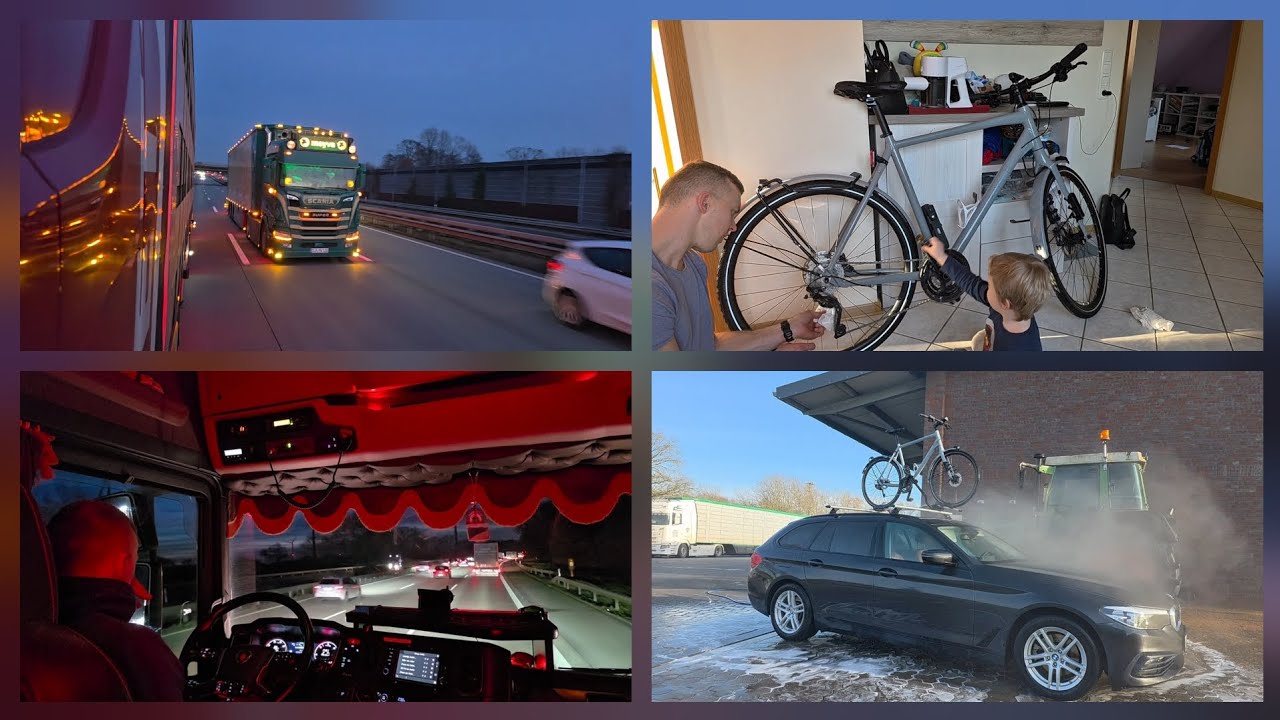 One day in my Life. 🚛🚲🏋‍♂️