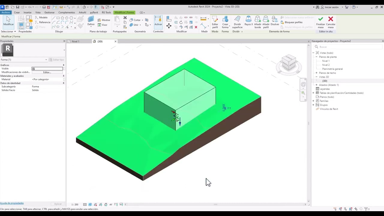 Building PAD en Rvt 2024 #REVIT #BIM #Autodesk