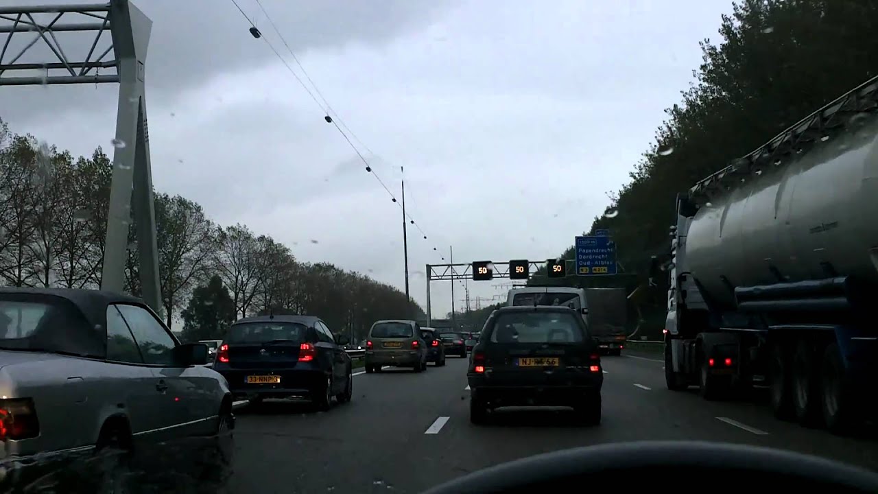 File / Stau / Traffic Jam Nederland A15 Ridderkerk - Sliedrecht - west