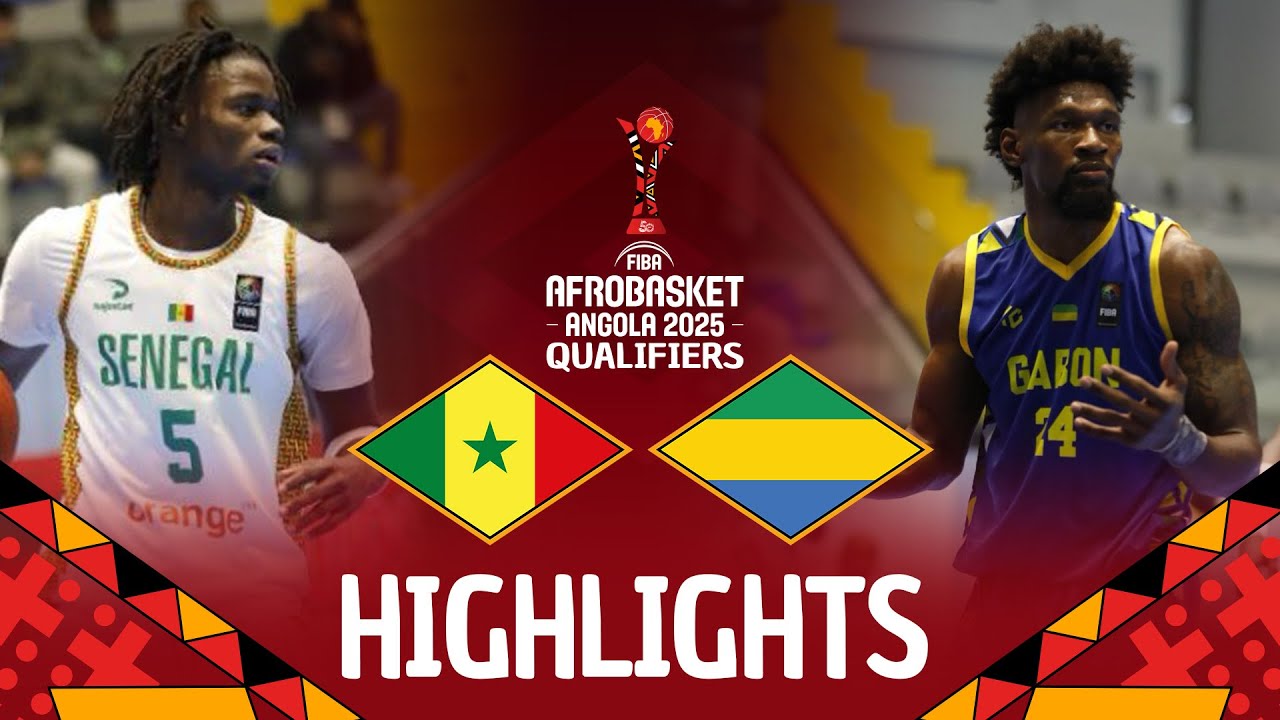 Senegal 🇸🇳 v Gabon 🇬🇦 | Highlights | FIBA AfroBasket 2025 Qualifiers