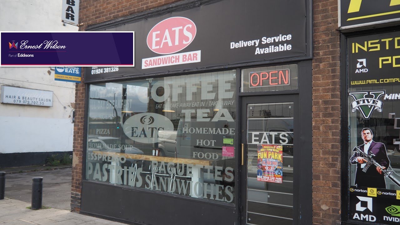SANDWICH BAR AND CAFE in Wakefield for Sale.  REF 590769.  Ernest Wilson.