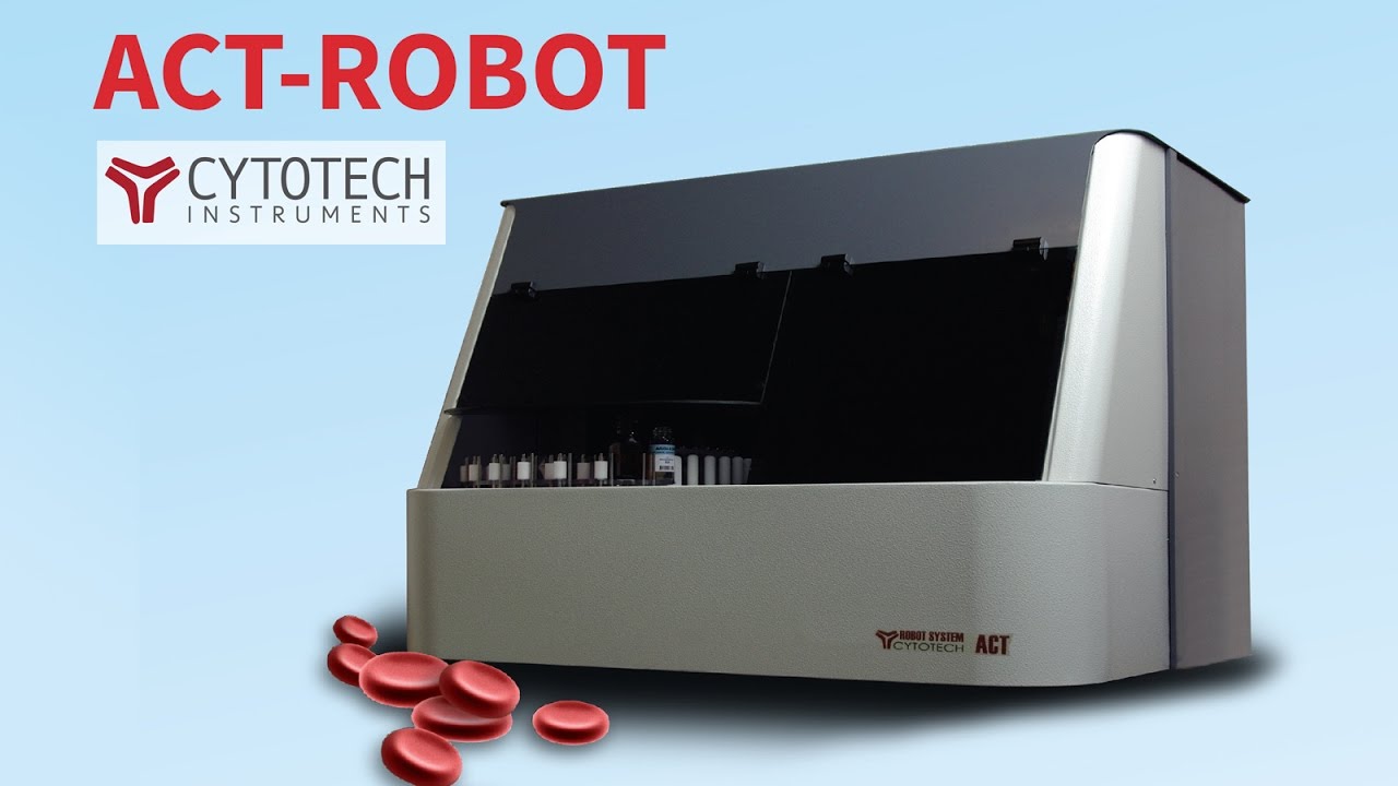 ACT ROBOT - Fully Automated Spin tube system for Blood group